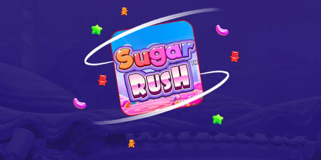 Tela do Sugar Rush exibindo multiplicadores ativos e símbolos especiais durante rodada bônus